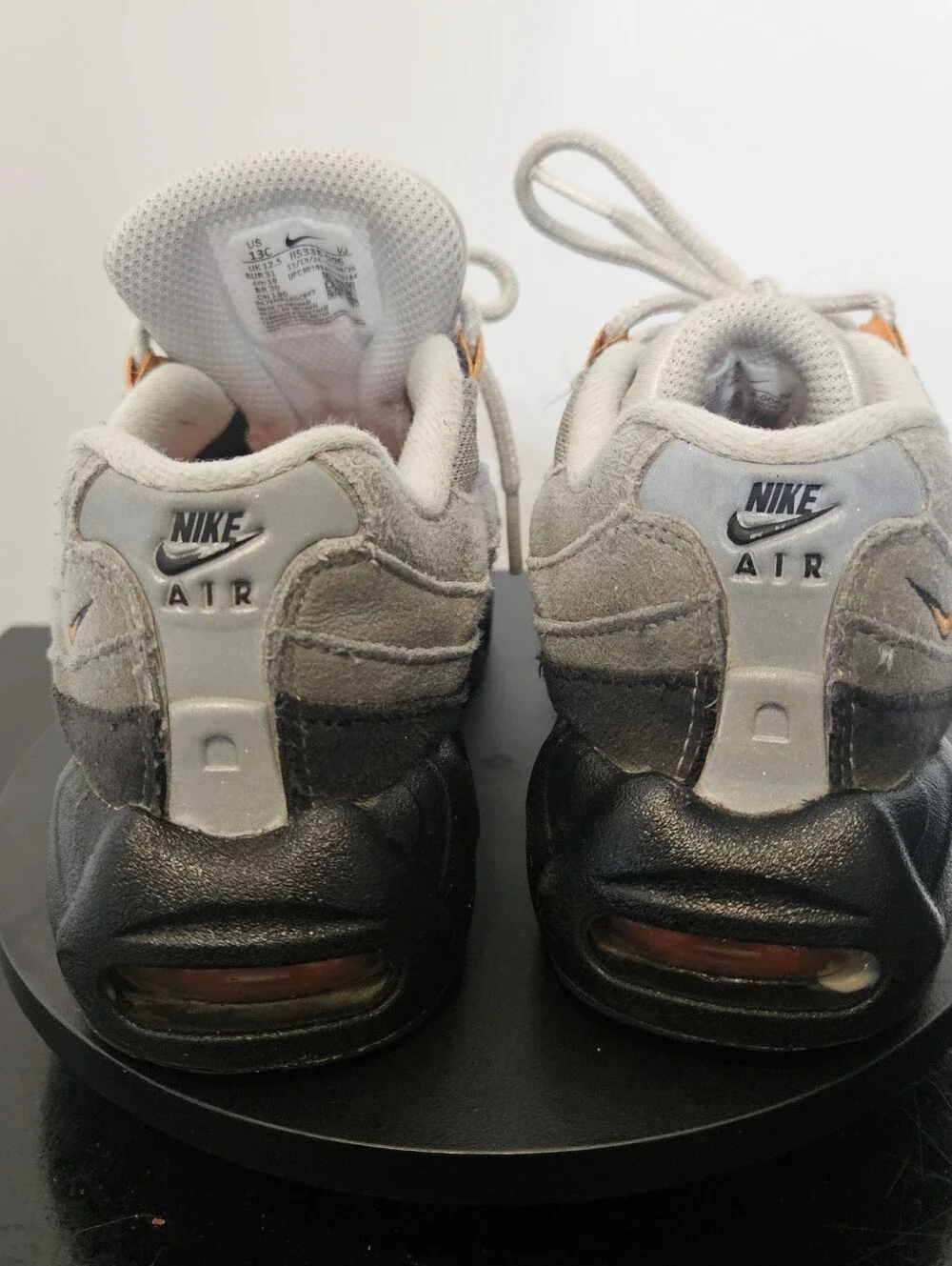 Nike Air Max 95 OG 'Bright Mandarin' Sneakers PS Size 13C